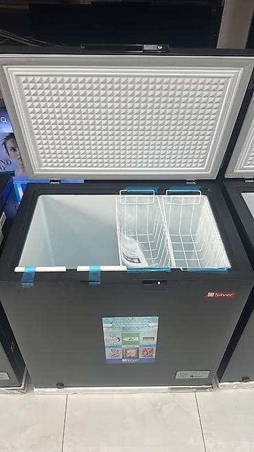 gencede soyuducu: Silver markalı üfüqi kameralı dondurucu/soyuducu 200 litr Silver — 2