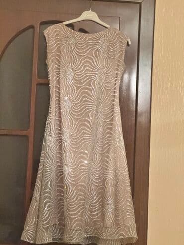 ziyafət tulum: Zərif ziyafət/libas - Rəng: şampan-bej tonlarında - Parça: üst hissə — 3