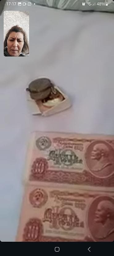 SSR dövrünə aid kağız pullar 120 ədəd. 1961. 1990-cı illərin pulları