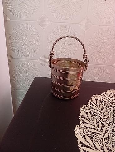 novruz dekorlar: Ralph Lauren metal dekorativ vedrə - Brend: Ralph Lauren (qabın alt — 2