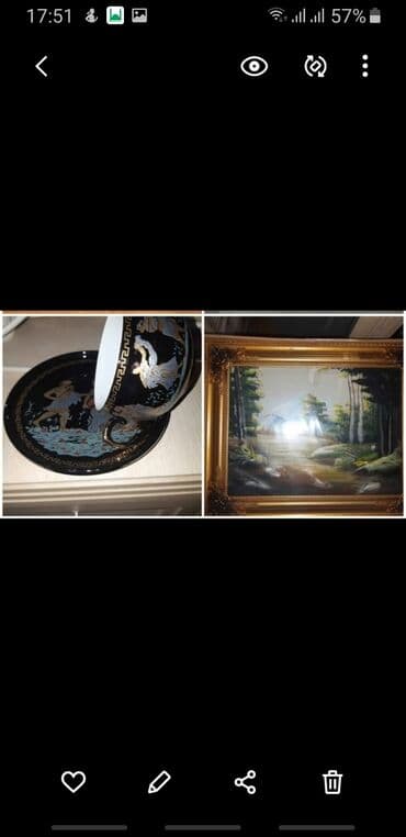 suse fasad: Ev üçün dekor və süfrə dəsti - Qəhvə/çay fincan dəsti: bozumtul fon — 10