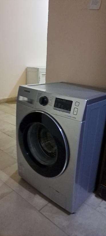Elektronika: Samsung EcoBubble paltaryuyan maşın – 8 kq - Ön yükləməli, gümüşü — 5
