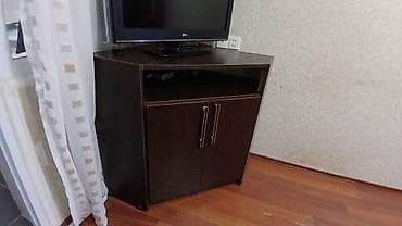 ТВ стенды: Угловой ТВ стенд, С полками, Ламинат — 3