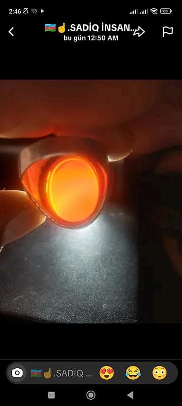 Кольцо, Серебро, Агат — 3
