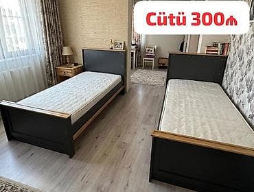 ucuz krafat: Təknəfərlik çarpayı, Matras ilə, Siyirməsiz — 1