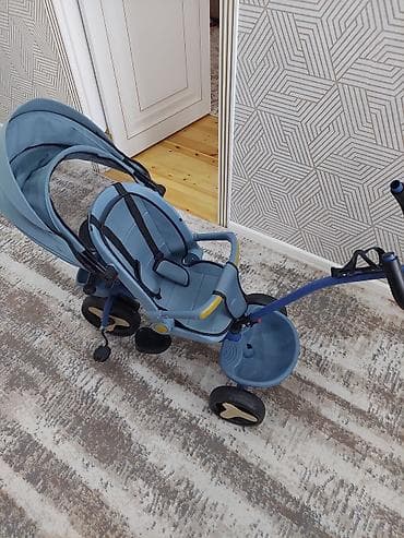 oyuncaq kassa: Uşaq üçtəkərli velosipedi – körpələr üçün rahat və təhlükəsiz gəzinti — 5