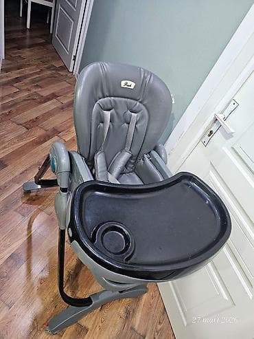 стуля: Uşaq yemək stulu – Pearl brendi, boz rəng Xüsusiyyətlər: - Rahat — 2