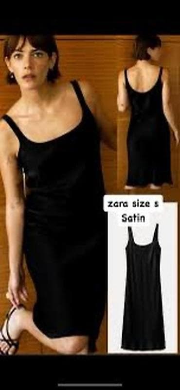 ZARA teze etiketli saten don 
S razmer