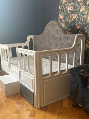 uşaq döşəkləri: Oğlan və qız üçün, Çarpayı, Bazasız, Matras ilə, Siyirməli — 1