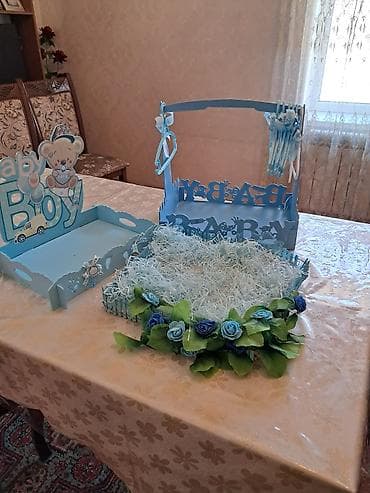 Декор и оформление: Oğlan uşağının doğumu və ya “baby shower” mərasimi üçün dekorativ — 1