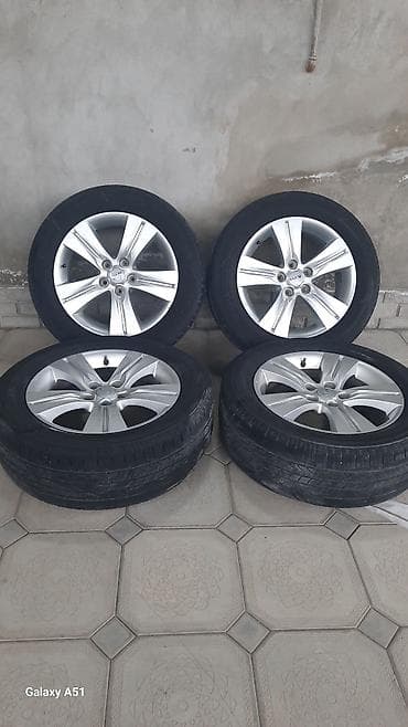 qara disk: KIA orijinal yüngül lehimli disk dəsti – 4 ədəd - 5 cütlü bolt dəliyi — 3