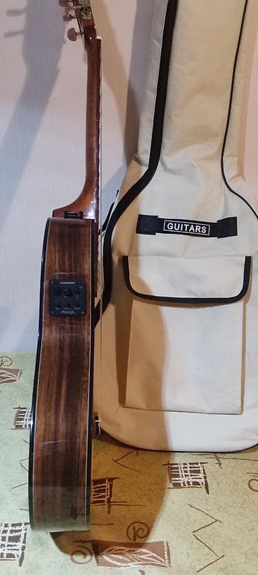 Гитары: Elektro-akustik klassik gitara + çantası - Korpus: kəsimli (cutaway) — 3