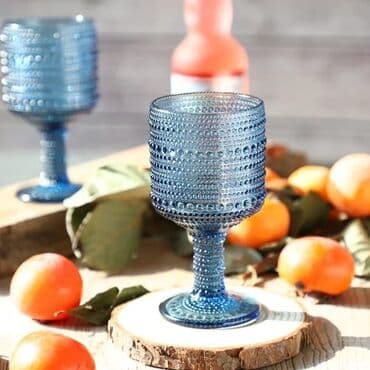 qədimi qab: Qədəhlər, Şüşə, 6 ədədli dəst — 3