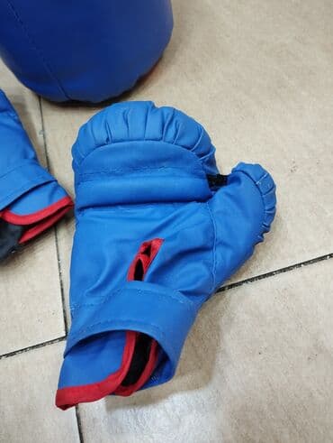 заказать боксёрскую грушу: Uşaq boks dəsti – mini boks kisəsi və əlcək - Rəng: mavi, narıncı — 7