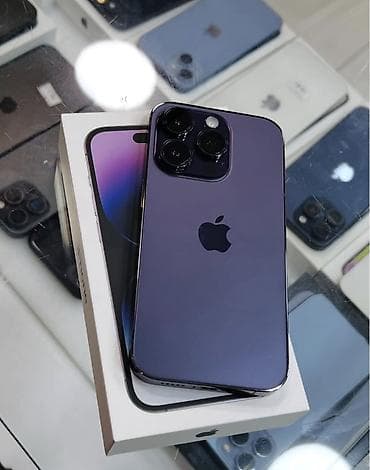 IPhone 14 Pro, 256 GB, Deep Purple, Zəmanət, Simsiz şarj, Face ID
