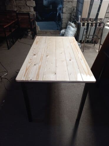 toxunma saplar satisi: Yeni, Dördbucaq masa, 4 stul, Açılmayan, Stullar ilə, Taxta, Azərbaycan — 8