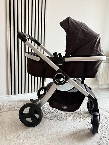 Модульные коляски: Chicco Urban uşaq arabası - 2-in-1 sistem: beşik tipli carrycot — 2