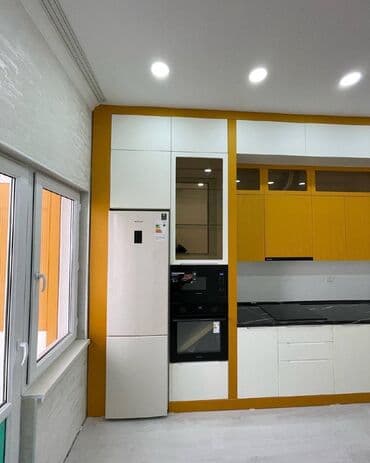 UAZ: Sifarişlə mətbəx dəsti, Özü çəkən petlələr, MDF, Kredit yoxdur, Pulsuz çatdırılma, Rayonlara çatdırılma — 1