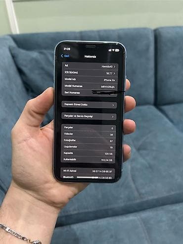 i̇phone 17 pro max: IPhone Xr, 128 GB, Göy, Face ID — 2