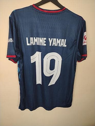 Futbolkalar: FC Barcelona futbol köynəyi – Nike, Lamine Yamal 19 - Rəng: tünd mavi — 2
