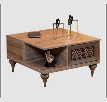 balkon masa: Kvadrat masa, Açılmayan, Təkərsiz, Teksturalı laminat — 3