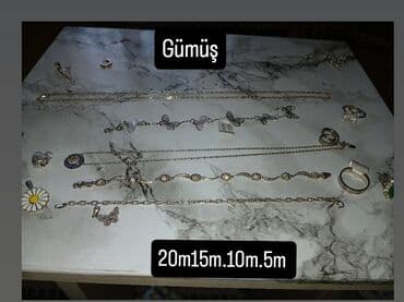 cutlukler ucun uzukler: Dəstə daxildir: Üzük, Gümüş — 1