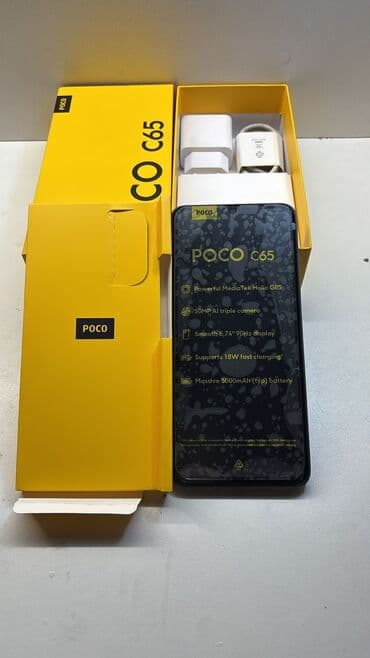 xiaomi poco f4 qiymeti: Poco C65, rəng - Göy, Barmaq izi — 2