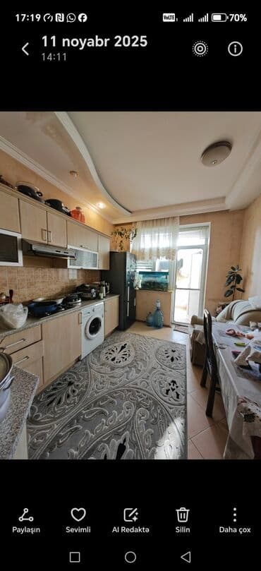 arenda moykalar 2020: Metro İnşaatçılar 50_60_metr məsafədə Qanuni 2_otaq mənzil satılır — 5