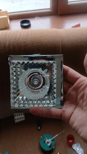pitbul sekilleri: Şüşə dekorativ spot lamp başlıqları (tavan üçün) - Material: qalın — 1