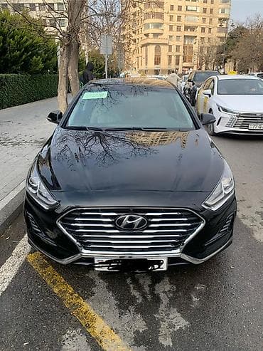ford qazel dizel: Hyundai Sonata sedan - Korpus rəngi: qara, xrom detallı iri ön — 1