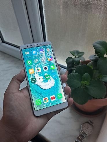 optimal redmi note 9: Redmi 5, 16 GB, rəng - Ağ, Barmaq izi, İki sim kartlı — 1