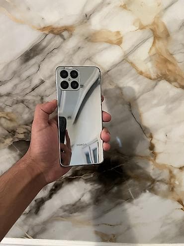 Asia: Honor X8, 128 ГБ, цвет - Серебристый, Face ID — 8