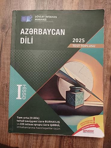 Məhsul: “Azərbaycan dili – 2025 Test Toplusu”, I hissə lalafo.az -da Məhsul: “Azərbaycan dili – 2025 Test Toplusu”, I hissə