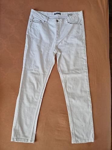 Şalvar, Marks & Spencer, XL, rəng - Ağ