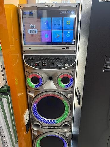 GEDI-G çoxfunksiyalı karaoke akustik sistemi – Android ekranlı