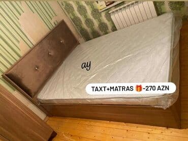 uşaq çarpayısı gəncə: Yeni, İkinəfərlik çarpayı, Bazasız, Matras ilə, Siyirməsiz, Azərbaycan — 2