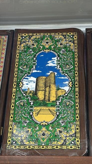 Qantellər: Məhsul: Naxışlı taxta nərd-taxta dəstləri Təsvir: - Klassik — 2