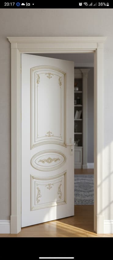 Yeni Otaq qapısı 90x205 sm Zamok və çərçivə ilə, Pulsuz çatdırılma, Rayonlara çatdırılma