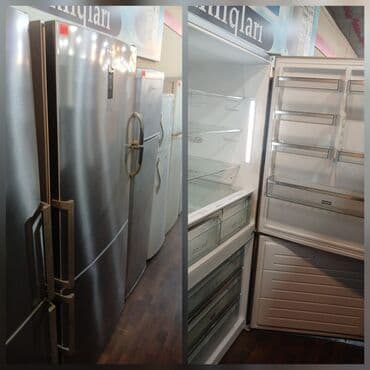 i̇şıqlandırma: İşlənmiş 2 qapılı Franke Soyuducu Satılır, rəng - Gümüşü — 1