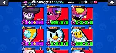 Velosiped ehtiyyat hissələri: Brawl Stars hesabı – yüksək göstəricilərlə dolu full kolleksiya - — 3