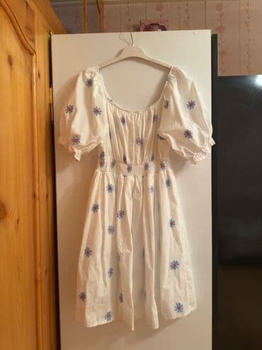 yun jaket: S-M razmer bir defe geyinilib.Ağ rəngli yay donu – çiyinləri açıq — 2