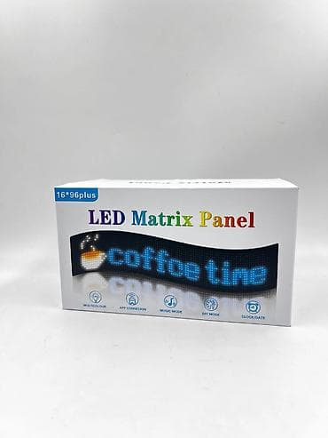 RGB LED Matrix Panel – mobil tətbiqlə idarə olunan çevik reklam/mesaj — 4
