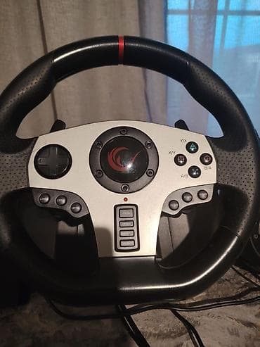 1 ay işlenmiz RAMPAGE V902 Oyun sükan dəsti – sükan, 3 pedallı blok və — 1