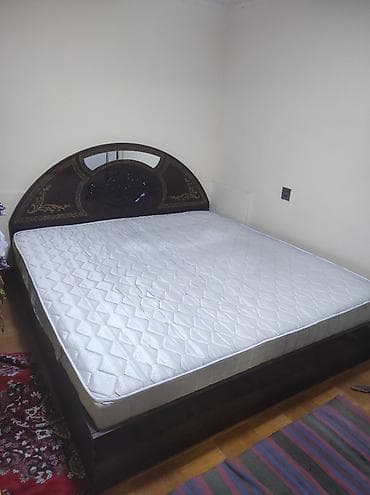 İşlənmiş, İkinəfərlik çarpayı, Bazasız, Matras ilə, Siyirməsiz