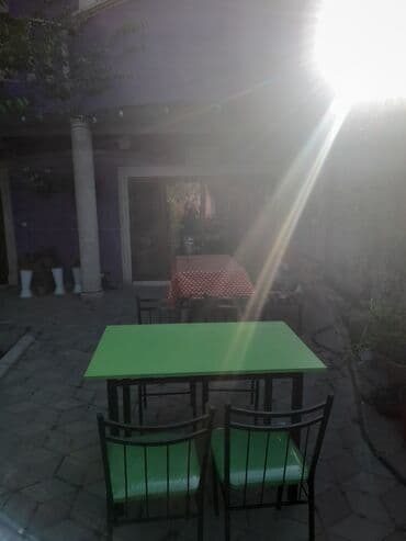 toxunma saplar satisi: Yeni, Dördbucaq masa, 4 stul, Açılmayan, Stullar ilə, Metal, Azərbaycan — 3