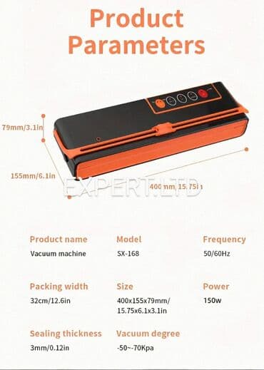 сушилка для фруктов купить в баку: AGASHE şirkətinin istehsalı olan, vakum paketləmə aparatı satılır — 10