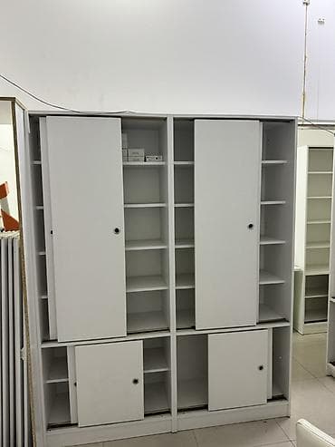 aptek vitrinləri: Aptek üçün tam vitrin və mebel dəsti Tərkib: - Ön kassaya uyğun — 9