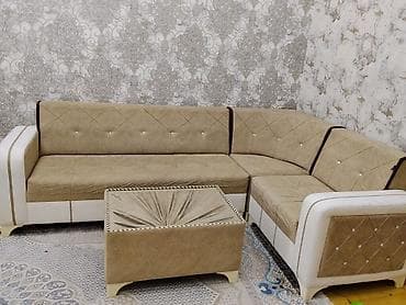 mebel stul: Künc divan, Qonaq otağı üçün, Açılmayan — 2