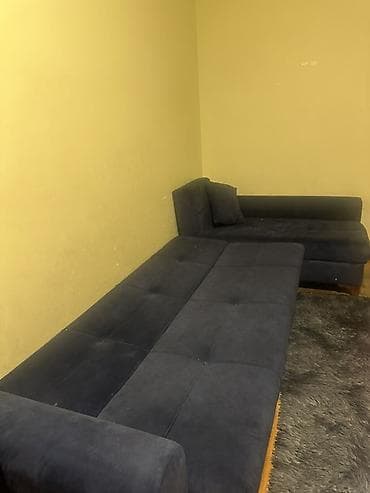 Divanlar: Künc divan, İşlənmiş, Açılan, Bazalı, Vеlur parça, Çatdırılma yoxdur — 3