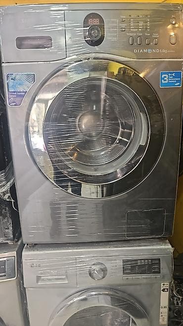 Краны водонагреватели: Samsung Diamond 6.0 kg önyükləməli paltaryuyan maşın - Yük: 6 kq - Ön — 1